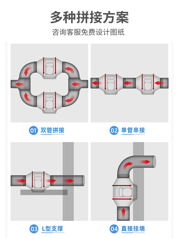 ABS斜流增压管道风机